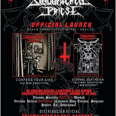 Slaughtered priest" confess your sins/ eternal goat reign" slipcase double tape - Thumbnail 3