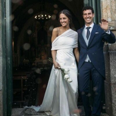 Simple mermaid satin beach boho wedding dress bridal gowns