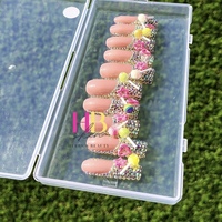 Candy Land ! (REUSABLE) Press On Nails Size M & S - Thumbnail 1