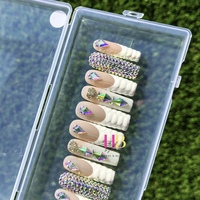 Royalty!  (REUSABLE) Press On Nails Size M & S  - Thumbnail 2
