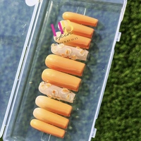 Lover ! ,  (REUSABLE) Press On Nails Size M & S  - Thumbnail 1