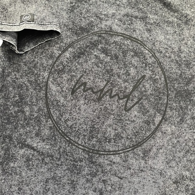 Ash black self-care club tee