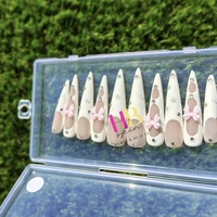 Ballet ! (REUSABLE) Press On Nails Size M & S  - Thumbnail 1