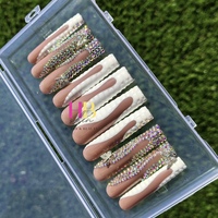 BOMB ! , (REUSABLE) Press On Nails , Size M & S  - Thumbnail 2