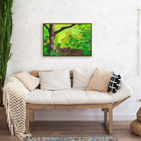 Emerald Haven 24 X 24 Art Print - Thumbnail 1