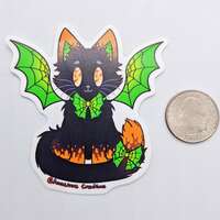 Spooky Kitty Sticker - Thumbnail 2