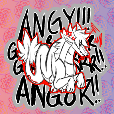 Angy sticker