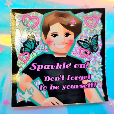 Jerma sparkle on sticker
