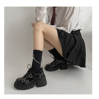 Gothic Hearts Mary Jane Chunky Shoes - Thumbnail 1