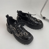 Gothic Hearts Mary Jane Chunky Shoes - Thumbnail 2