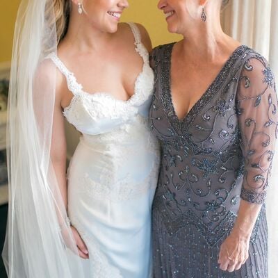 Royal blue sheath lace mother of the bride/groom dress evening formal dress