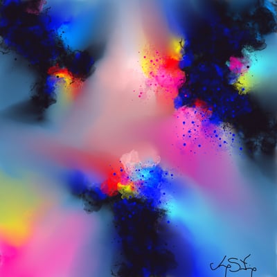 Ethereal Dreamscape 24 X 24 Art Print