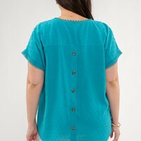 Plus Swiss Dot Top - Thumbnail 4