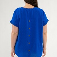 Plus Swiss Dot Top - Thumbnail 3