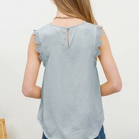 Lace Trim Blouse - Thumbnail 3