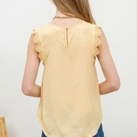 Lace Trim Blouse - Thumbnail 5