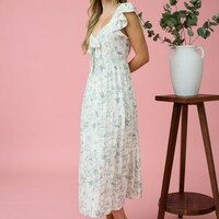 Floral Midi Dress - Thumbnail 6