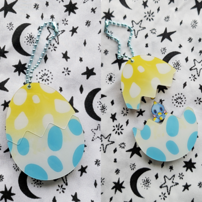 Clearance chao egg fidget charm