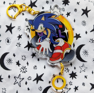 CLEARNACE Sonic The Hedgehog Dangle Charm