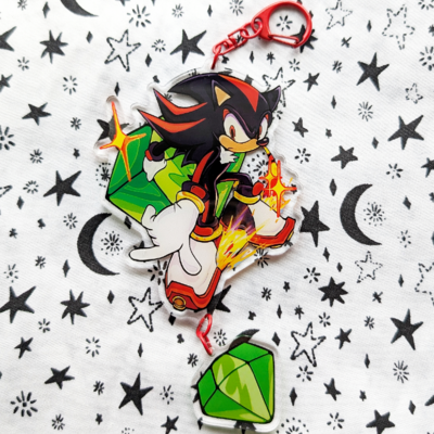 Clearance shadow the hedgehog dangle charm