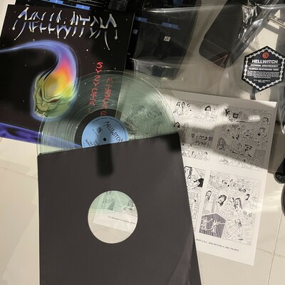 Syzygial miscreancy green vinyl lp autographed! (2025)