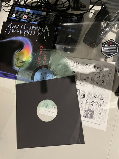 Syzygial Miscreancy GREEN vinyl LP AUTOGRAPHED! (2025)