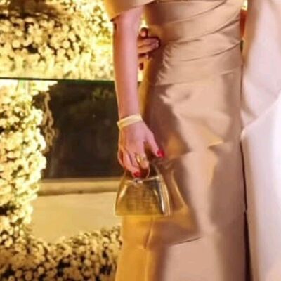 Elegant brown sheath mother of the bride/groom dress evening formal dress