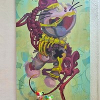 Painting by Moi Martos "There is more than one way to skin a Cat"  - Thumbnail 4