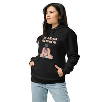 Custom Eco Raglan Hoodie | Unisex Organic Cotton with Front Print - Thumbnail 3
