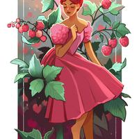 Fruit Lady - Raspberry - Thumbnail 1