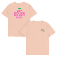 Unisex Organic Cotton T-Shirt with Front Embroidery & Back Print - Thumbnail 21