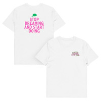 Unisex Organic Cotton T-Shirt with Front Embroidery & Back Print - Thumbnail 24