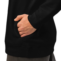 Unisex Organic Side Pocket Hoodie with Front & Back Print - Thumbnail 7