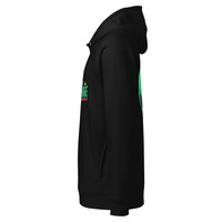 Unisex Organic Side Pocket Hoodie with Front & Back Print - Thumbnail 10