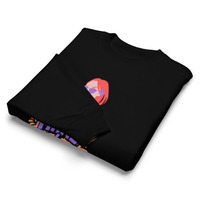 Women’s Organic Oversized Sweatshirt with Front Print - Thumbnail 4