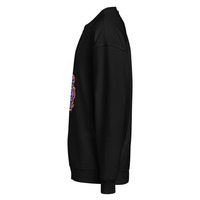 Women’s Organic Oversized Sweatshirt with Front Print - Thumbnail 6