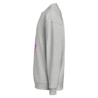 Women’s Organic Oversized Sweatshirt with Front Print - Thumbnail 14
