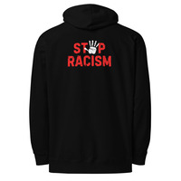 Unisex Midweight Hoodie with Front Embroidery & Bold Back Print - Thumbnail 1