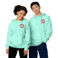 Unisex Midweight Hoodie with Front Embroidery & Bold Back Print - Thumbnail 12