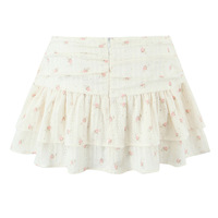 Apricot small floral SKIRT - Thumbnail 3