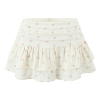 Apricot small floral SKIRT - Thumbnail 2