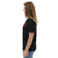 Unisex Organic Cotton T-Shirt | Front Embroidered & Back Printed - Thumbnail 2