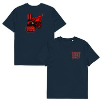 Unisex Organic Cotton T-Shirt | Front Embroidered & Back Printed - Thumbnail 11