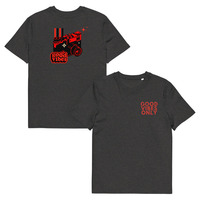 Unisex Organic Cotton T-Shirt | Front Embroidered & Back Printed - Thumbnail 12