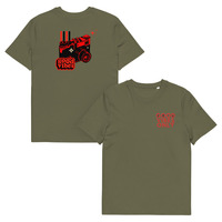 Unisex Organic Cotton T-Shirt | Front Embroidered & Back Printed - Thumbnail 16