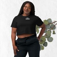 PME Fashion white arch Womens crop top - Thumbnail 1