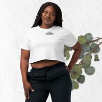 PME Fashion white arch Womens crop top - Thumbnail 2