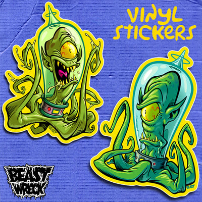 KANG & KODOS Sticker Set