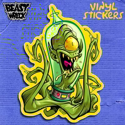 Kang & kodos sticker set