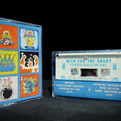 Milk for the angry - powder trails on fire cassette